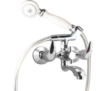 Wall Mixer Telephonic with Crutch and Shower Tube
